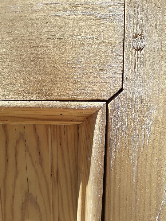 Puerta interior cristalera