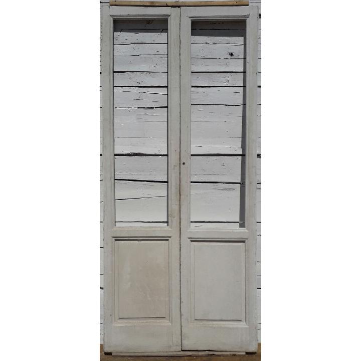 Puerta interior cristalera doble
