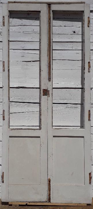 Puerta interior cristalera doble