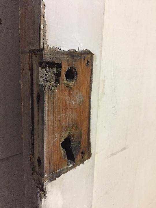 Puerta interior opaca