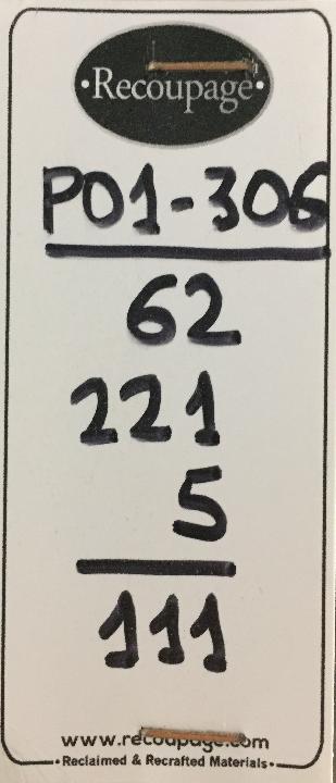 Puerta interior opaca