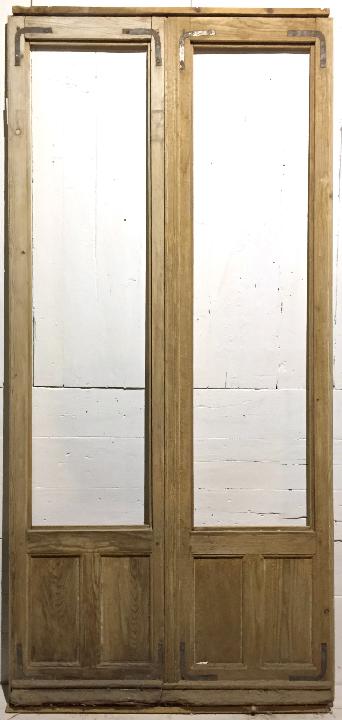 Puerta balconera doble