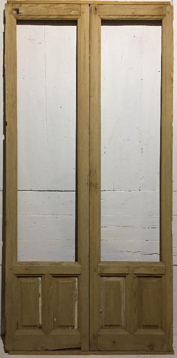 Puerta balconera doble