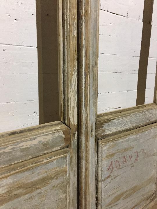 Puerta balconera doble