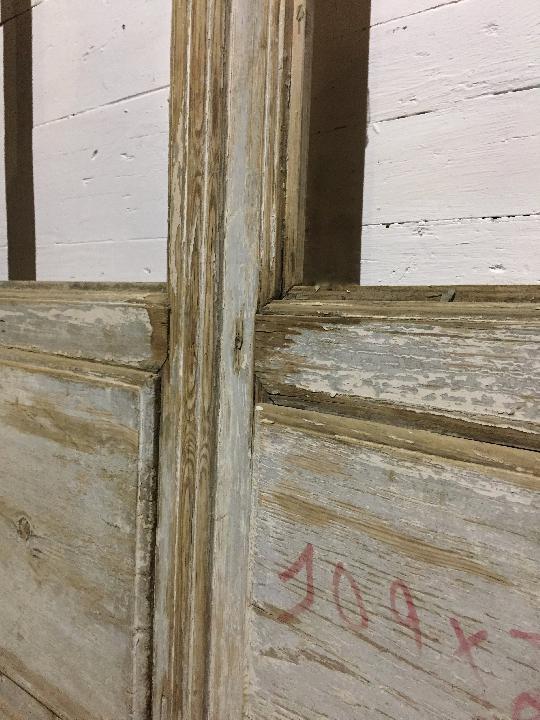 Puerta balconera doble