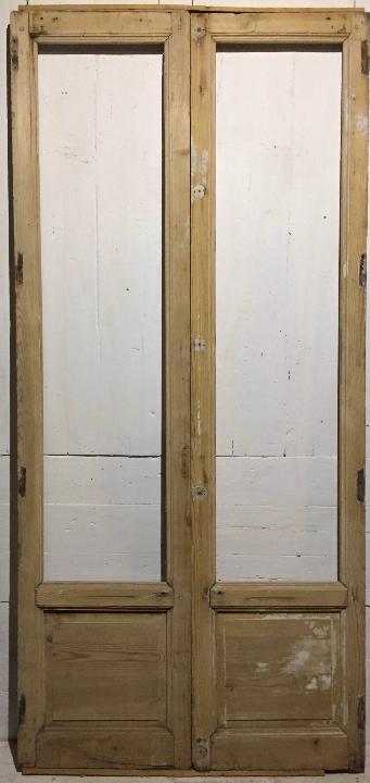Puerta balconera doble