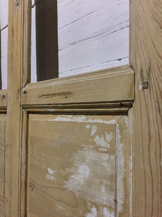 Puerta balconera doble