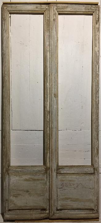 Puerta balconera doble