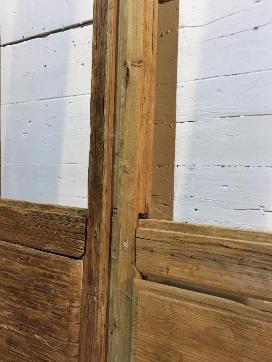 Puerta balconera doble