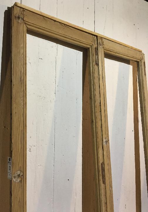 Puerta balconera doble