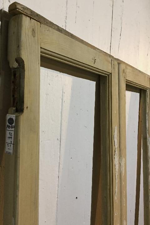 Puerta balconera doble