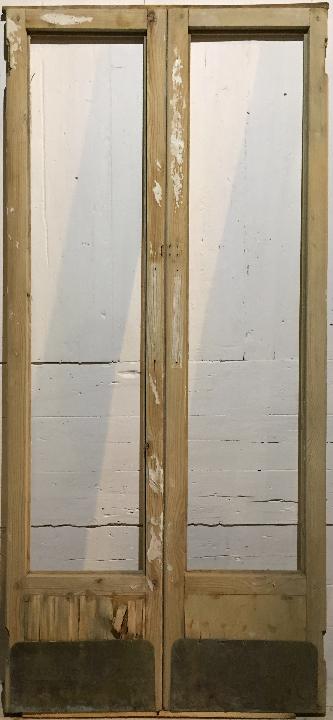 Puerta balconera doble