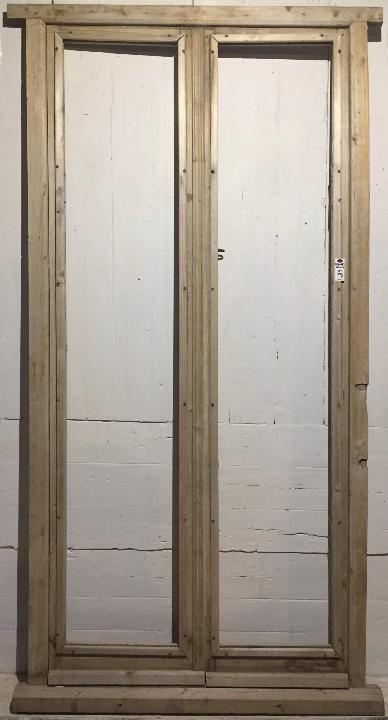 Puerta balconera doble