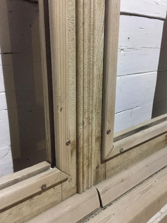 Puerta balconera doble