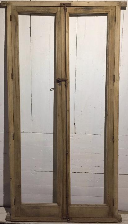 Puerta balconera doble