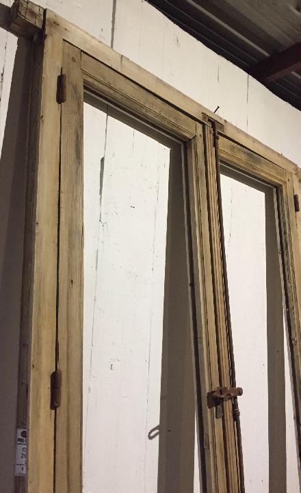 Puerta balconera doble