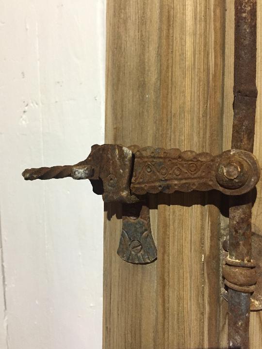 Puerta balconera doble