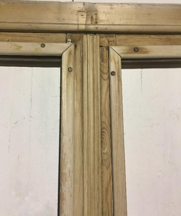 Puerta balconera doble