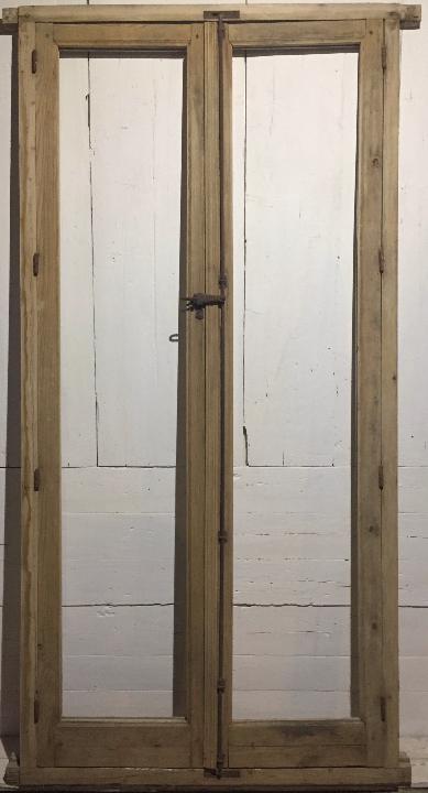 Puerta balconera doble