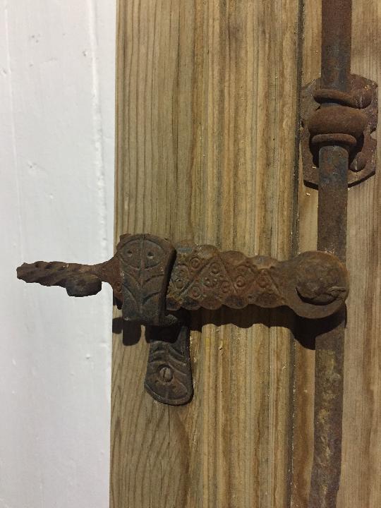 Puerta balconera doble