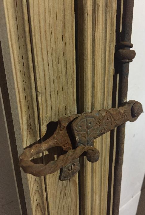 Puerta balconera doble