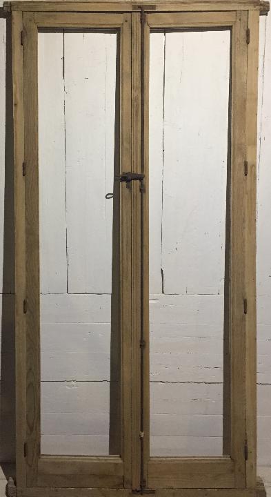 Puerta balconera doble