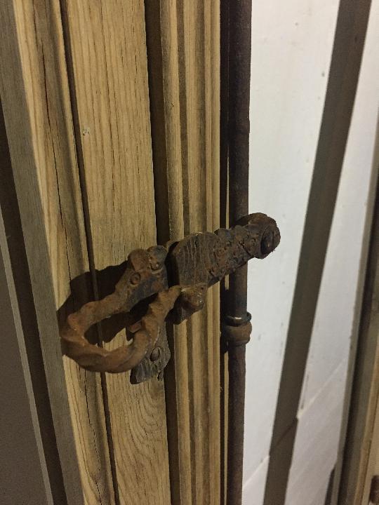 Puerta balconera doble