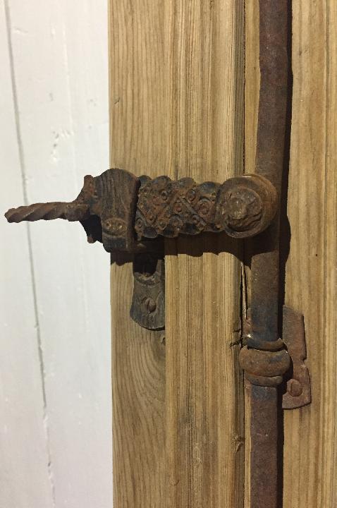 Puerta balconera doble