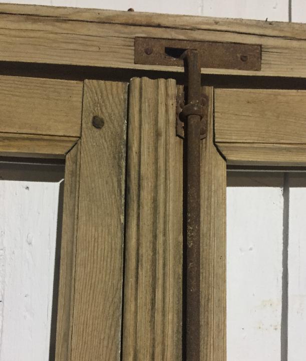 Puerta balconera doble
