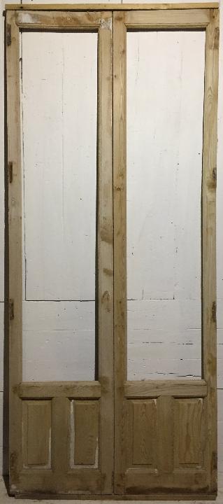 Puerta balconera doble