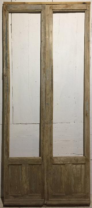 Puerta balconera doble