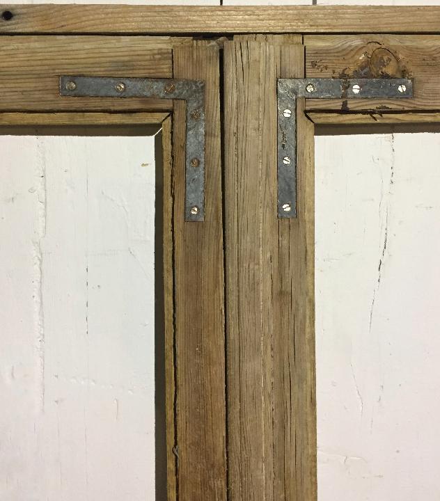 Puerta balconera doble