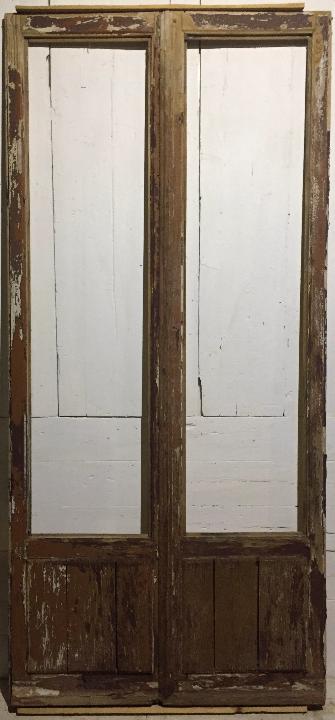 Puerta balconera doble