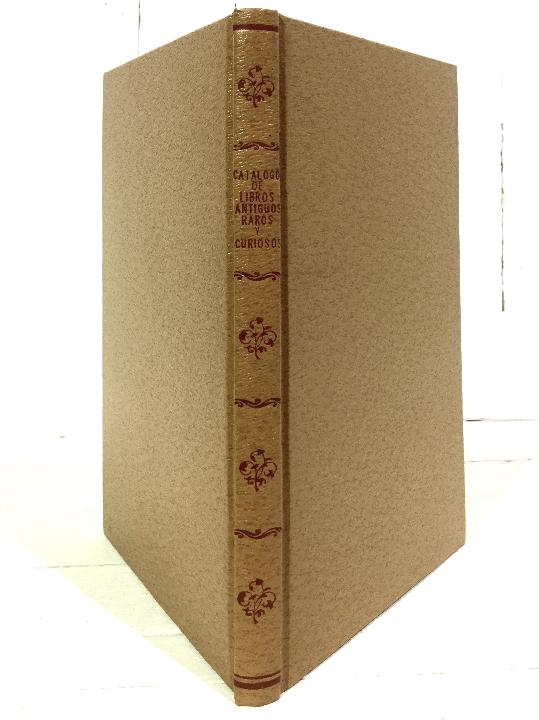 Catálogo de libros antiguos