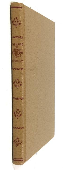 Catálogo de libros antiguos