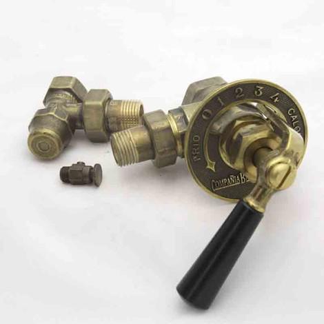 Kit Baxi. Llave de paso, purgador y detentor