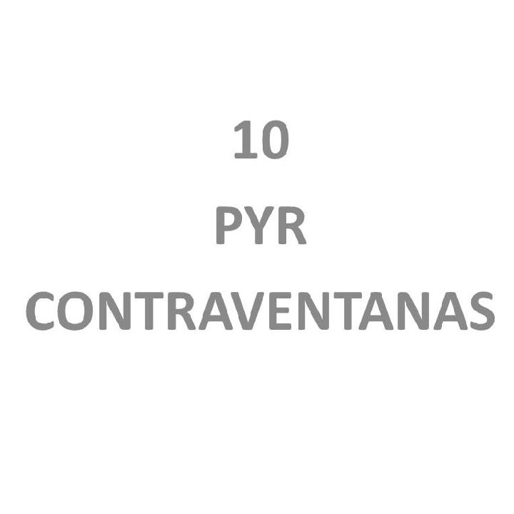 10 PYR SOBRE LAS CONTRAVENTANAS DE RECOUPAGE
