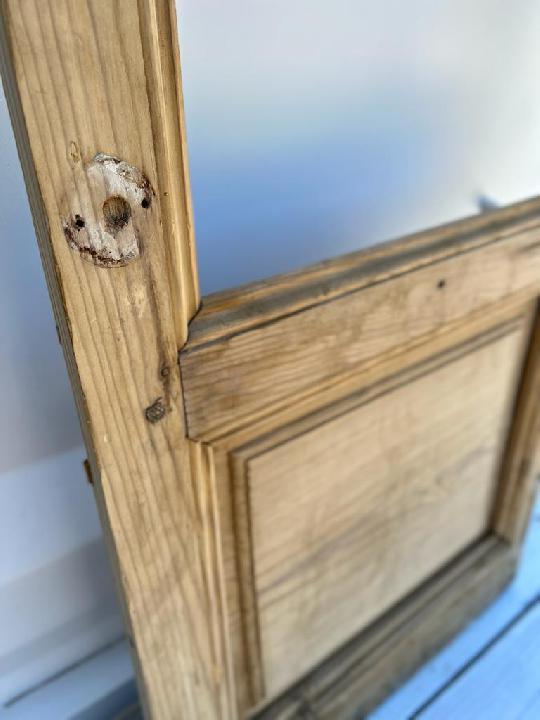 Puerta interior cristalera