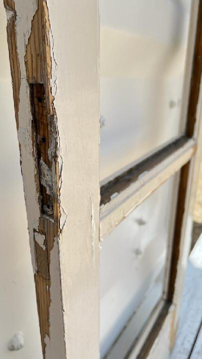 Puerta interior cristalera