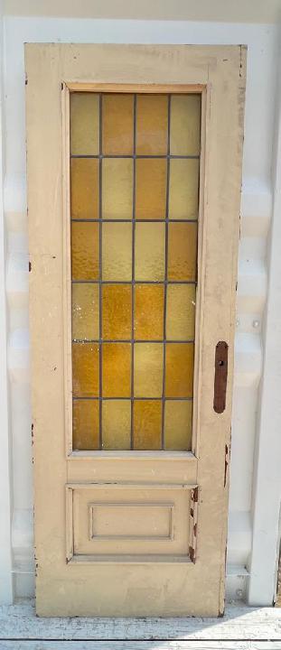 Puerta interior cristalera