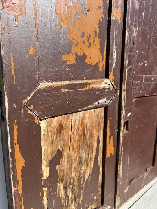 Puerta exterior opaca