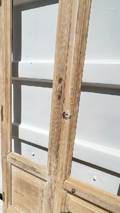 Puerta balconera doble