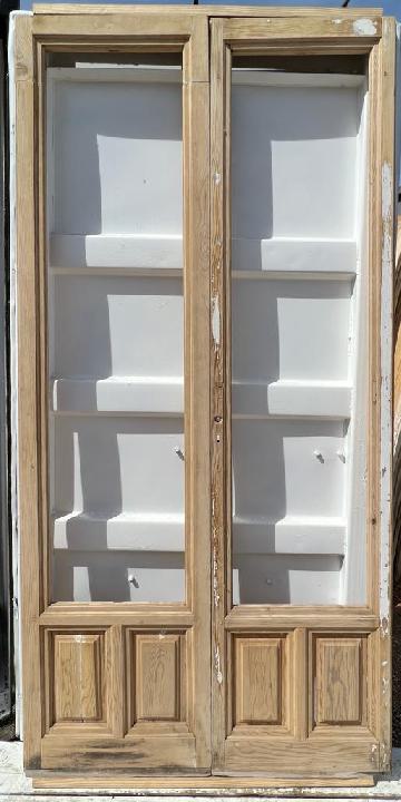 Puerta interior cristalera doble