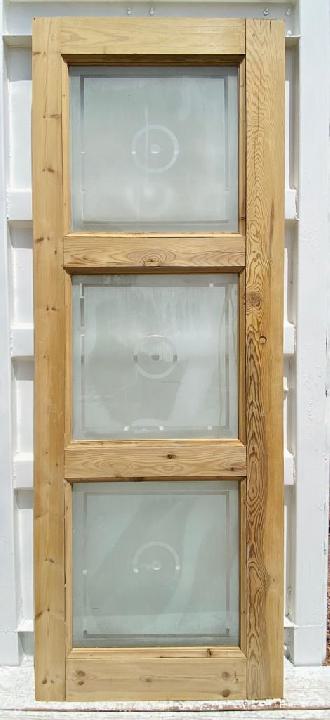 Puerta interior cristalera