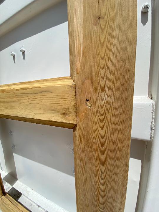 Puerta interior cristalera