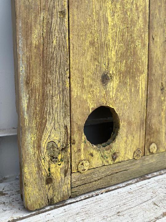 Puerta exterior opaca