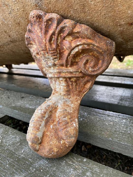Bañera con patas