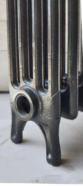 Radiador con patas
