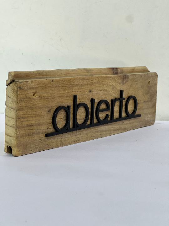 Cartel abierto/cerrado