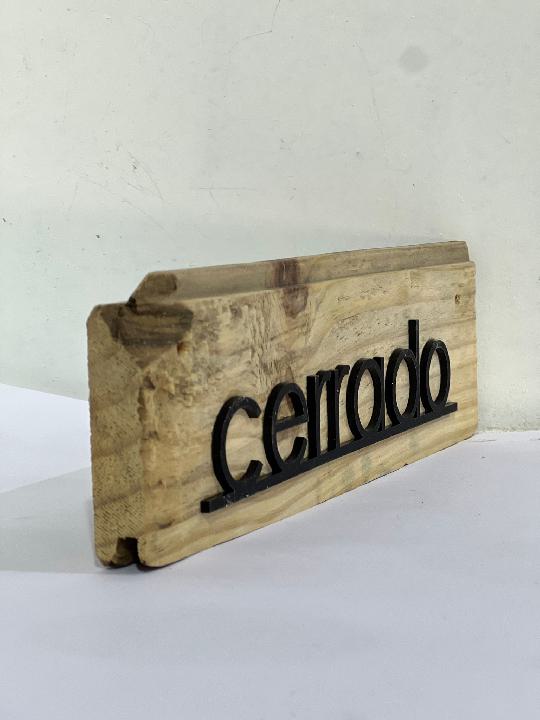 Cartel abierto/cerrado